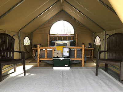 INTRODUCING the NATION'S FIRST Forest Service Glamping Site