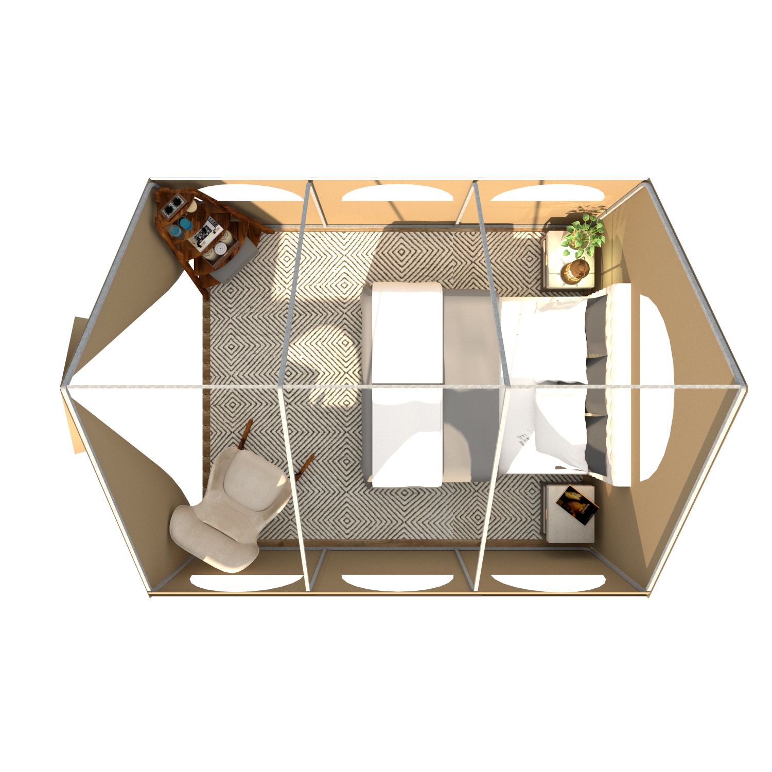 Wall Tent for glamping