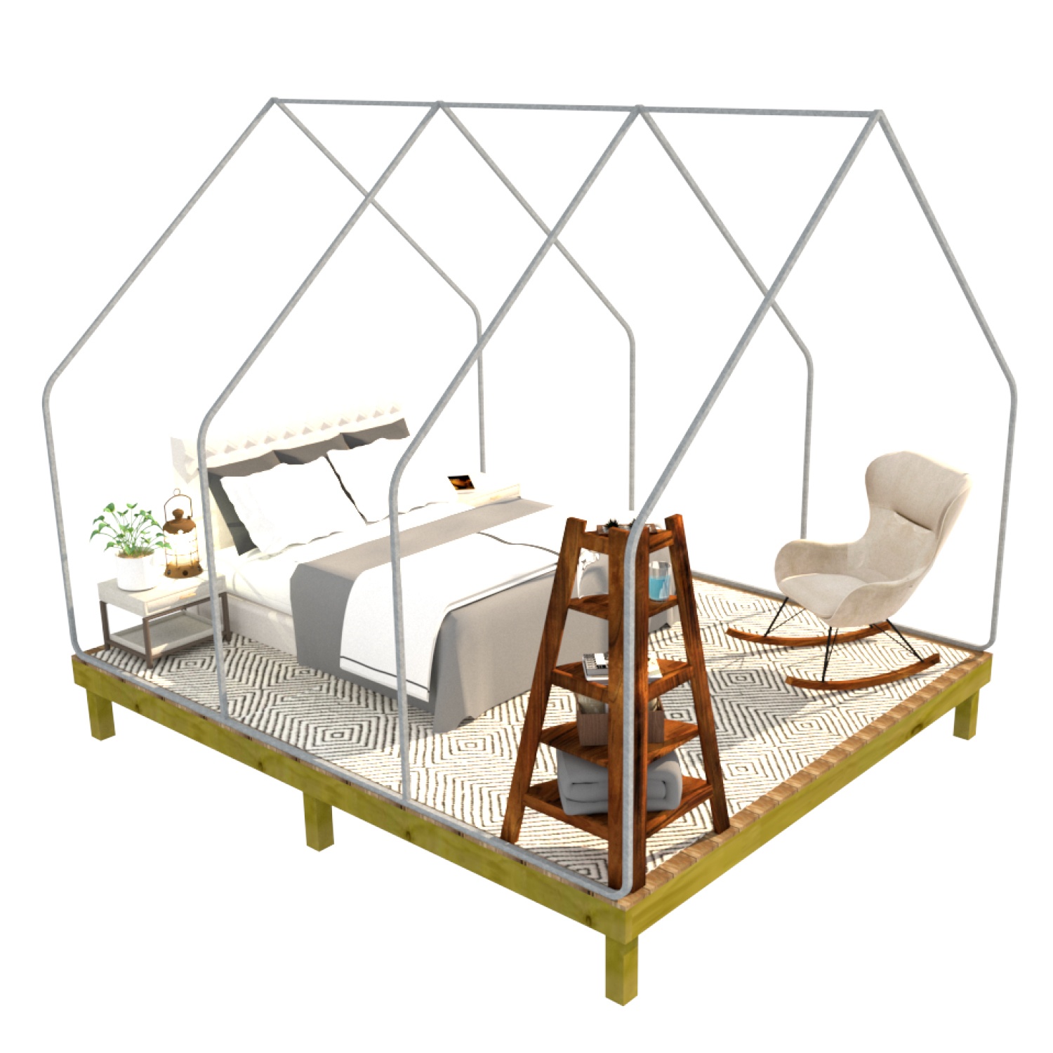 Wall Tent for glamping