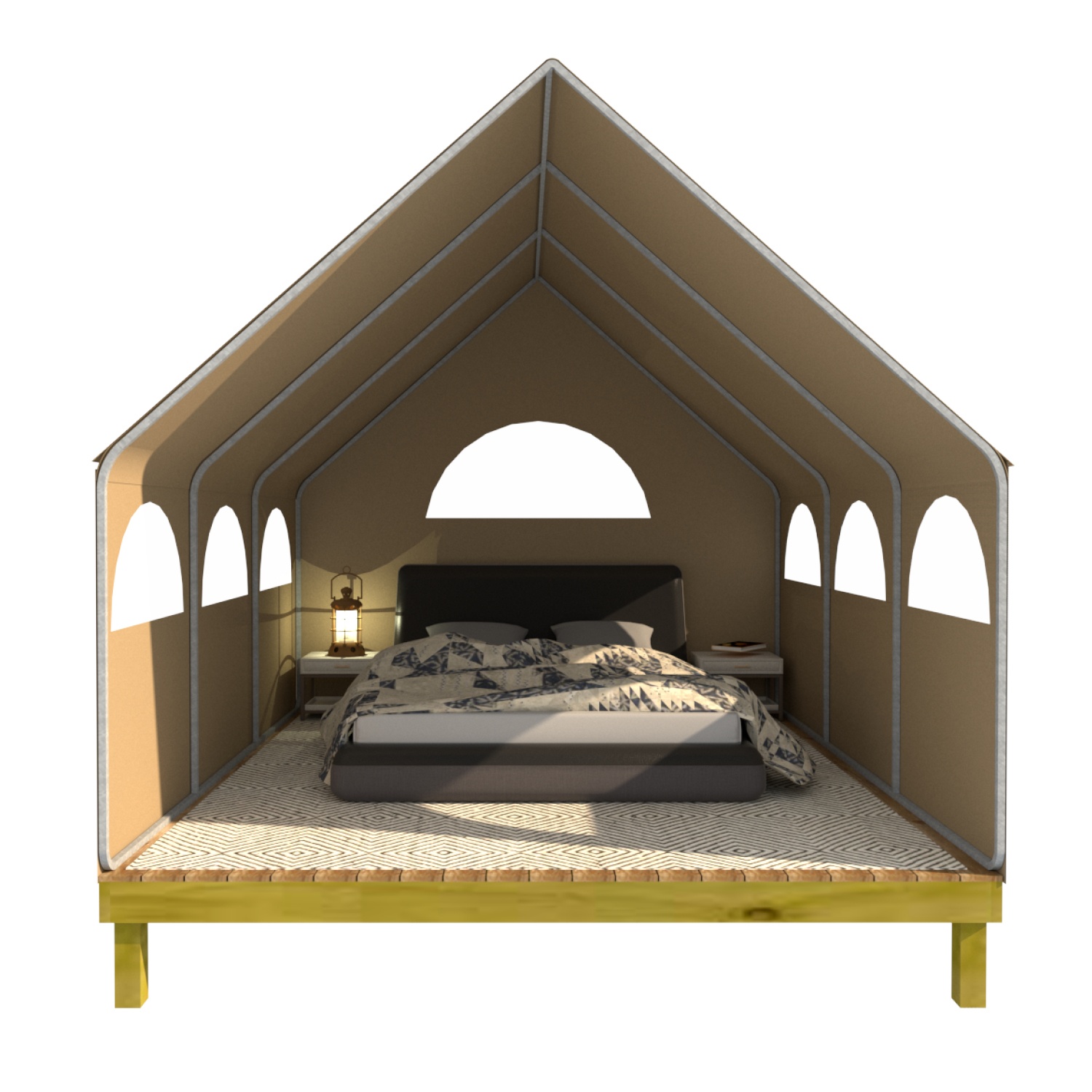 Wall Tent for glamping